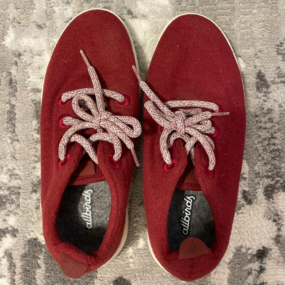 Allbirds Women’s Wool Runners - red size 6